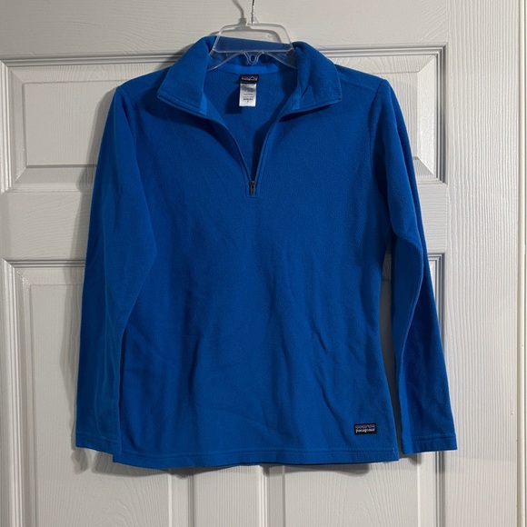 Patagonia Tops - Patagonia Vibrant Blue Fleece Pullover